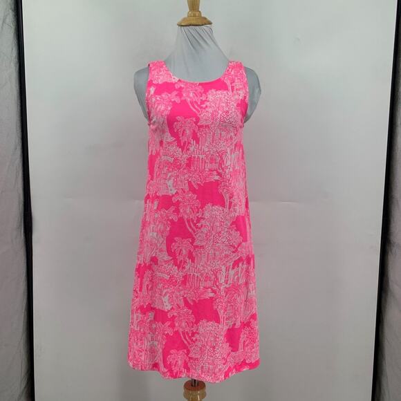 Lilly Pulitzer Dress Women XS Extra Small Kristen Swing Tropical Sleeveless Mini - Picture 2 of 11